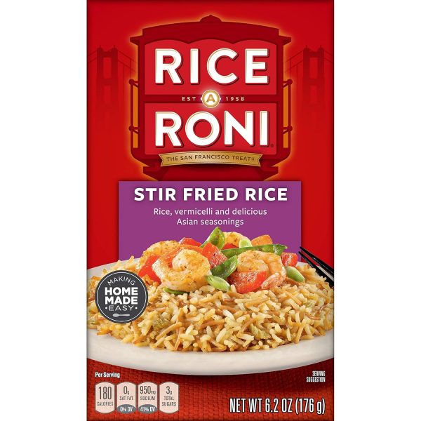 Quaker Rice A Roni Fried Rice, 6.2 oz (Pack of 12)